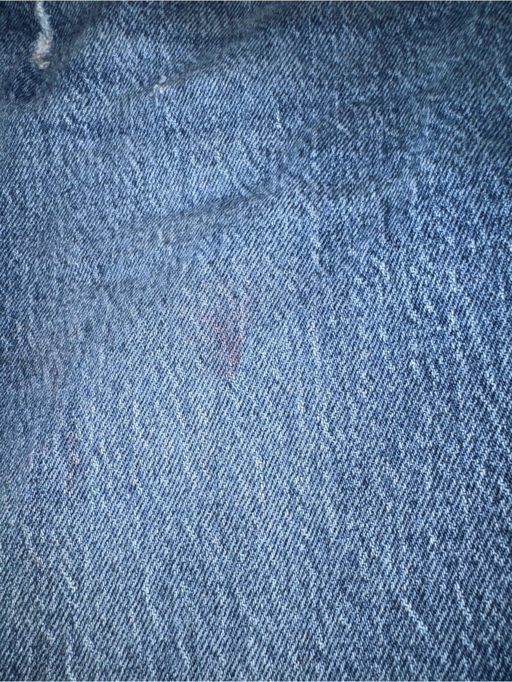 Worn Blue 501 Levi’s Size 23Wx28L - Picture 7 of 9